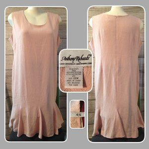 VIntage Pink dress by Anthony Richards size 22W